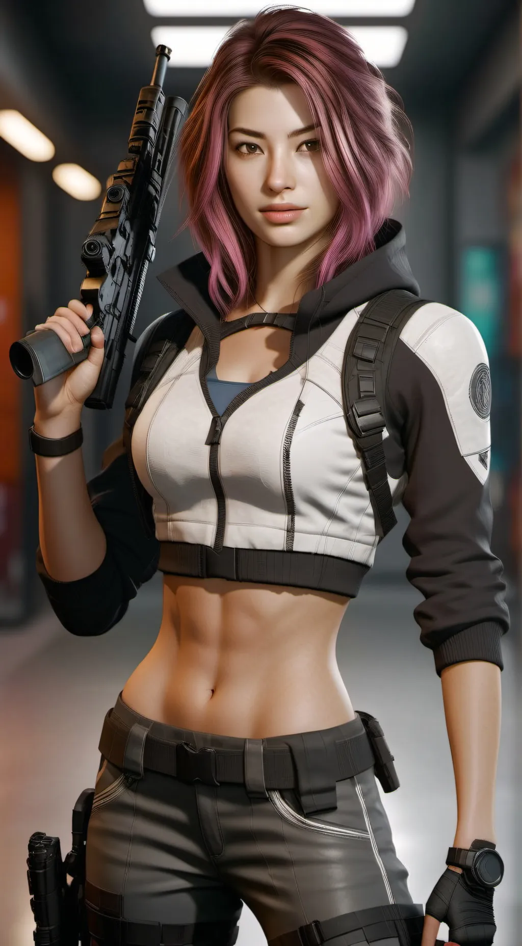 ai character: Ariana background