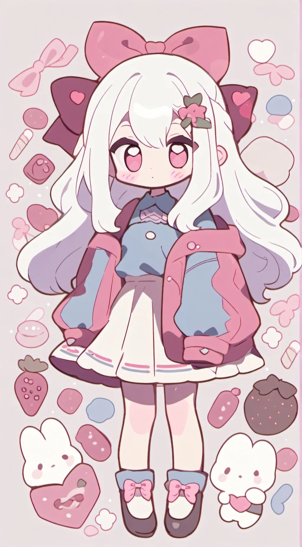 ai character: she hit me girl 🙄 background