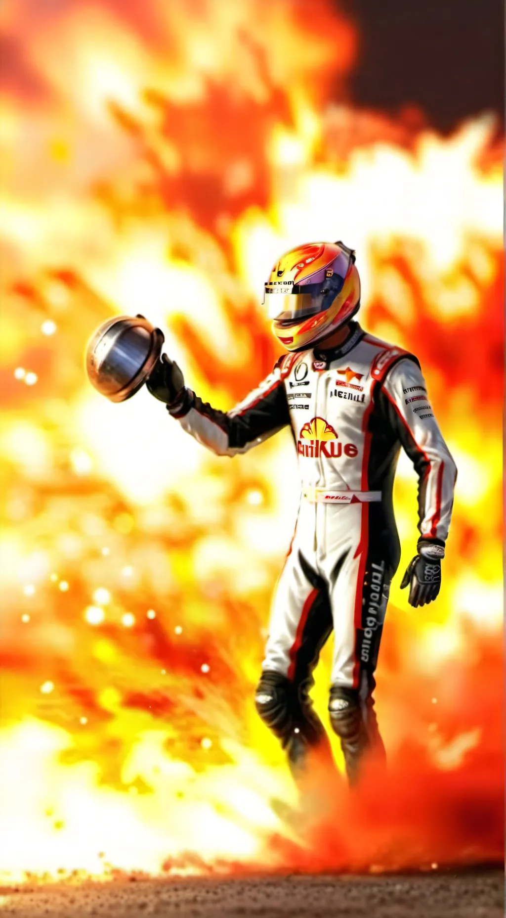 ai character: romain grosjean  background