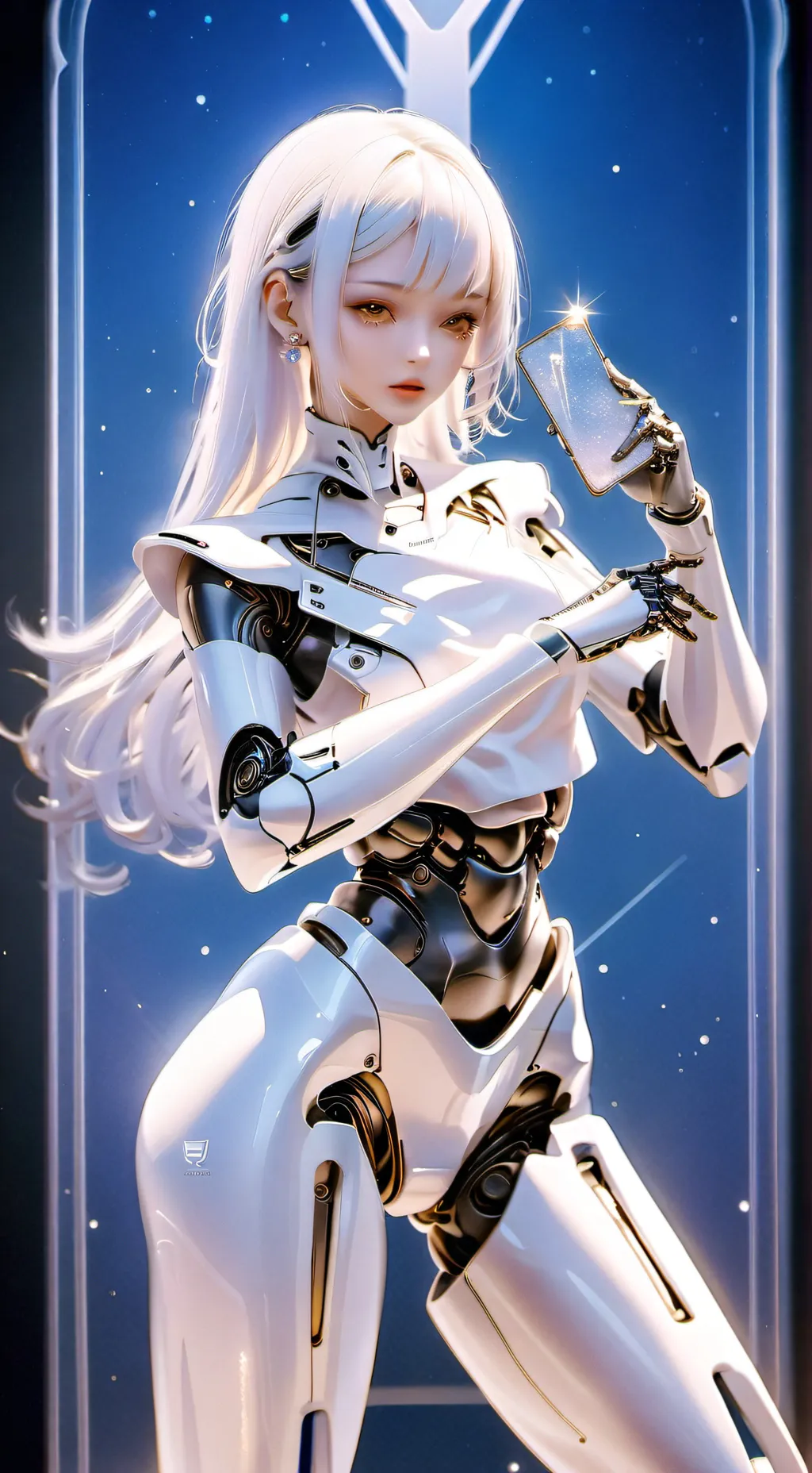 ai character: sugar skull wolf  background