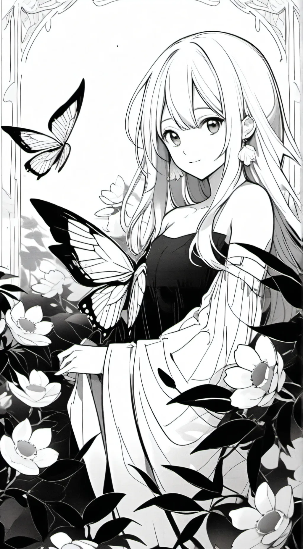 ai character: wenda asesina  background