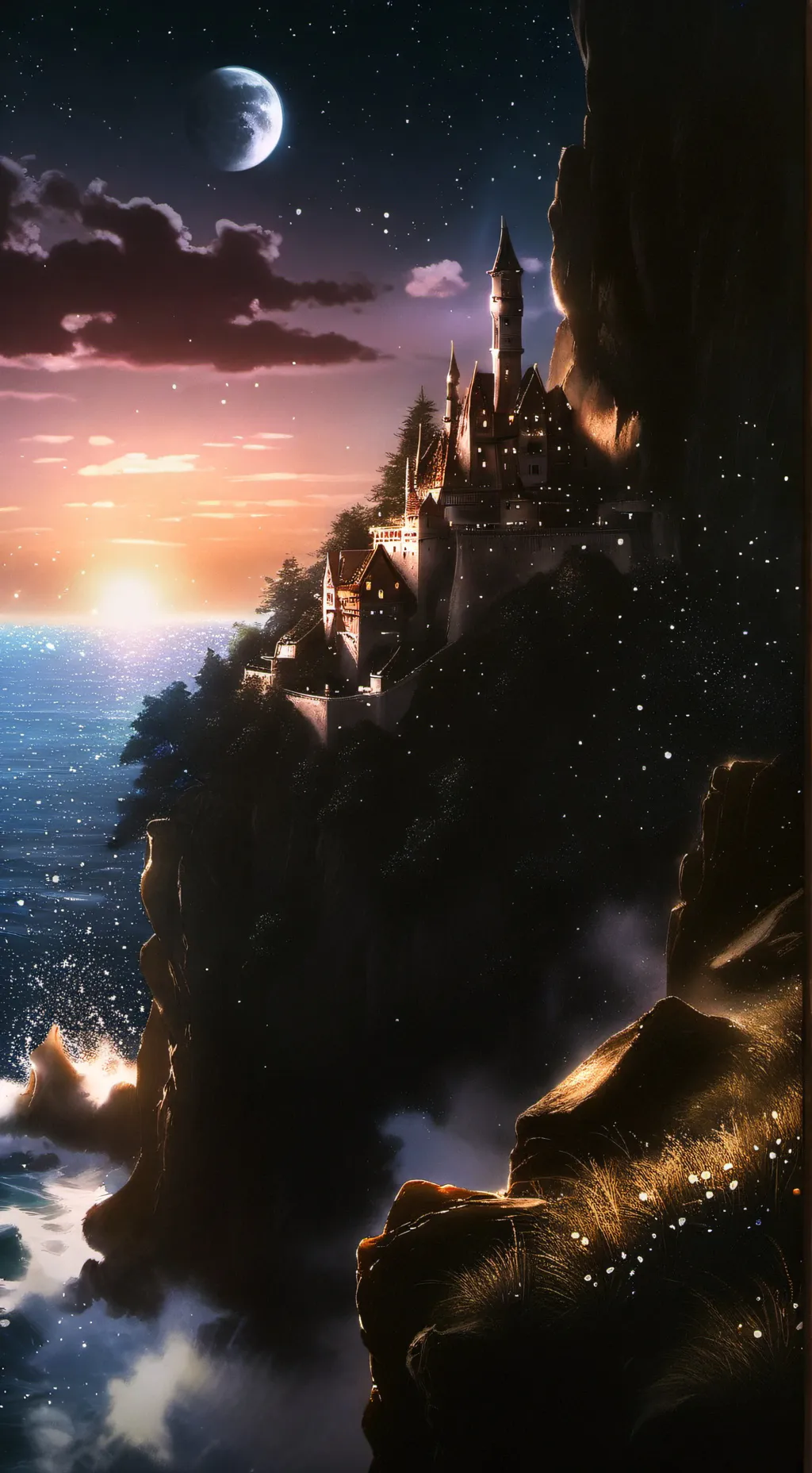 ai character: Mattheo riddle  background