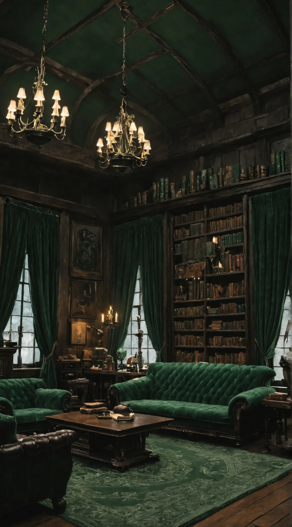 ai character: slytherin background