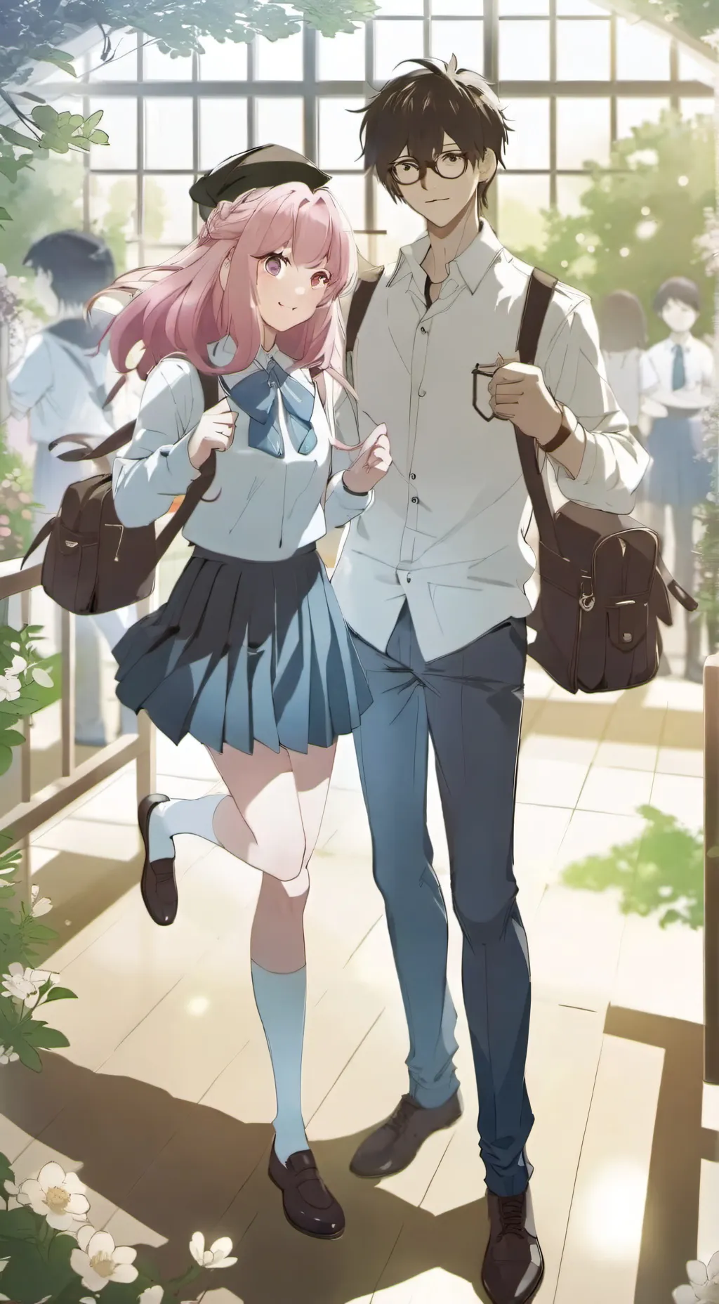 ai character: Christmas Holidays background