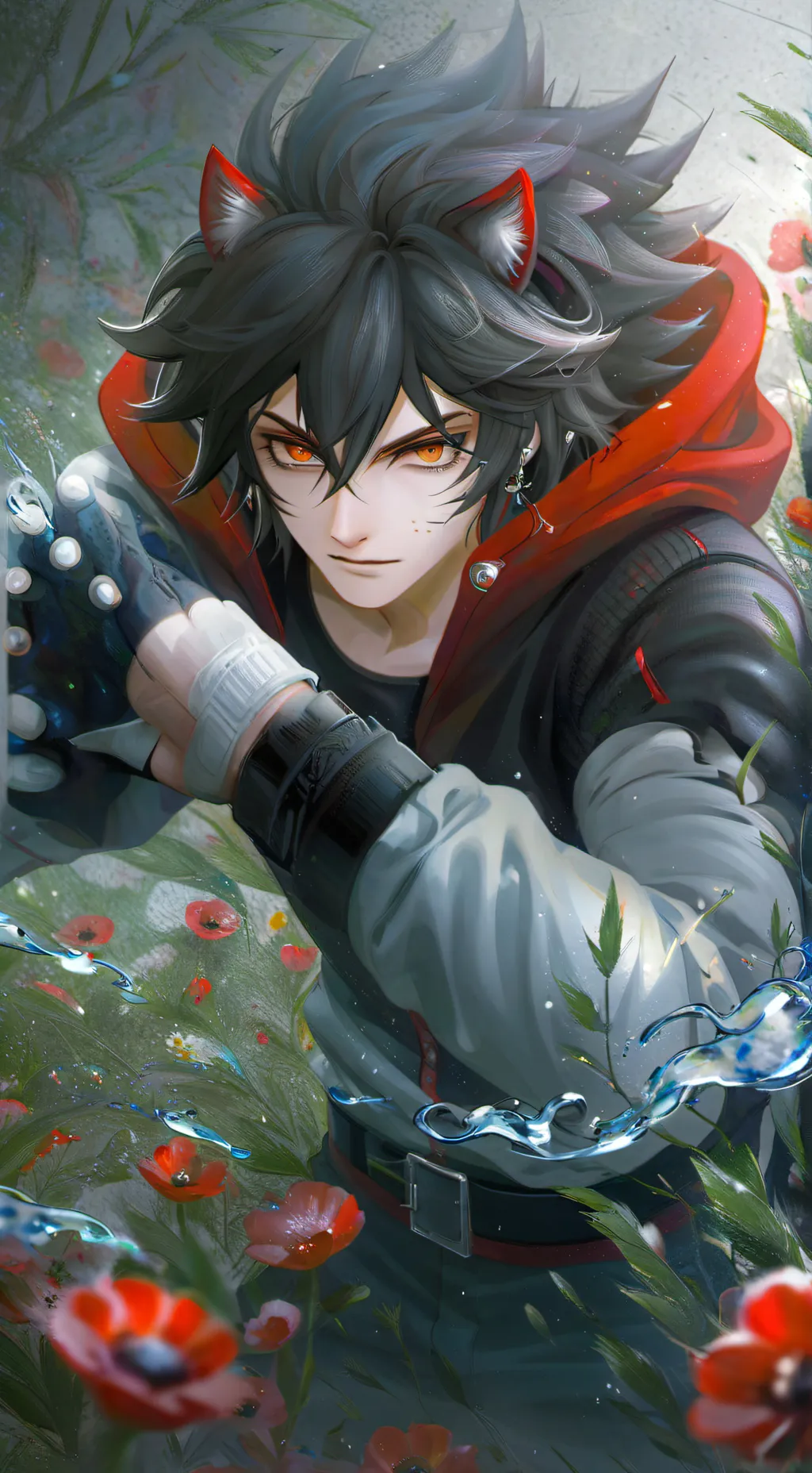 ai character: Shadow  background