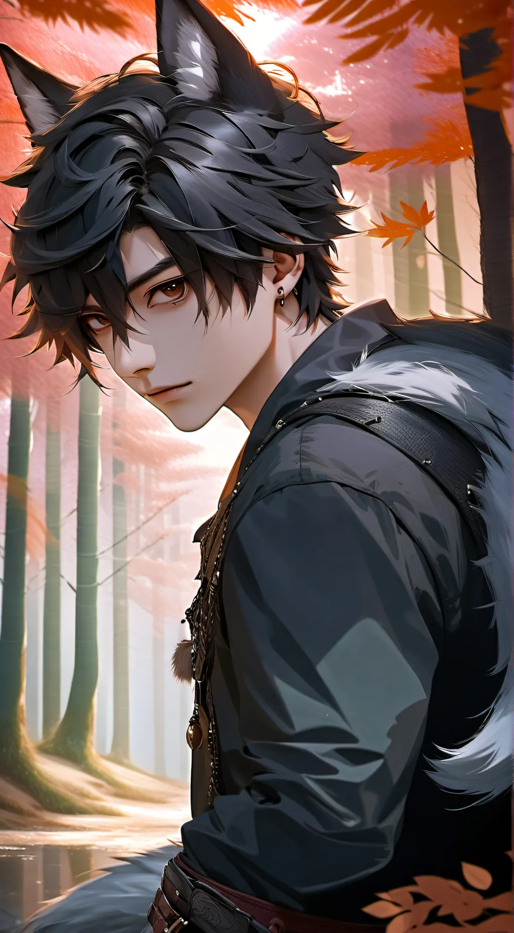 ai character: Aaron  background