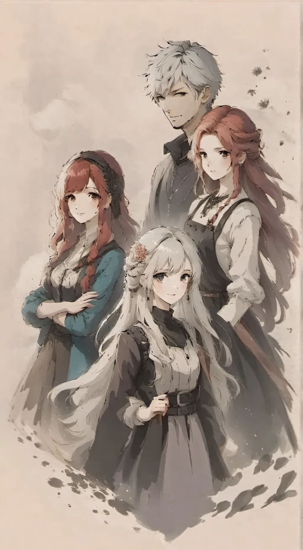 ai character: Superpower sisters background