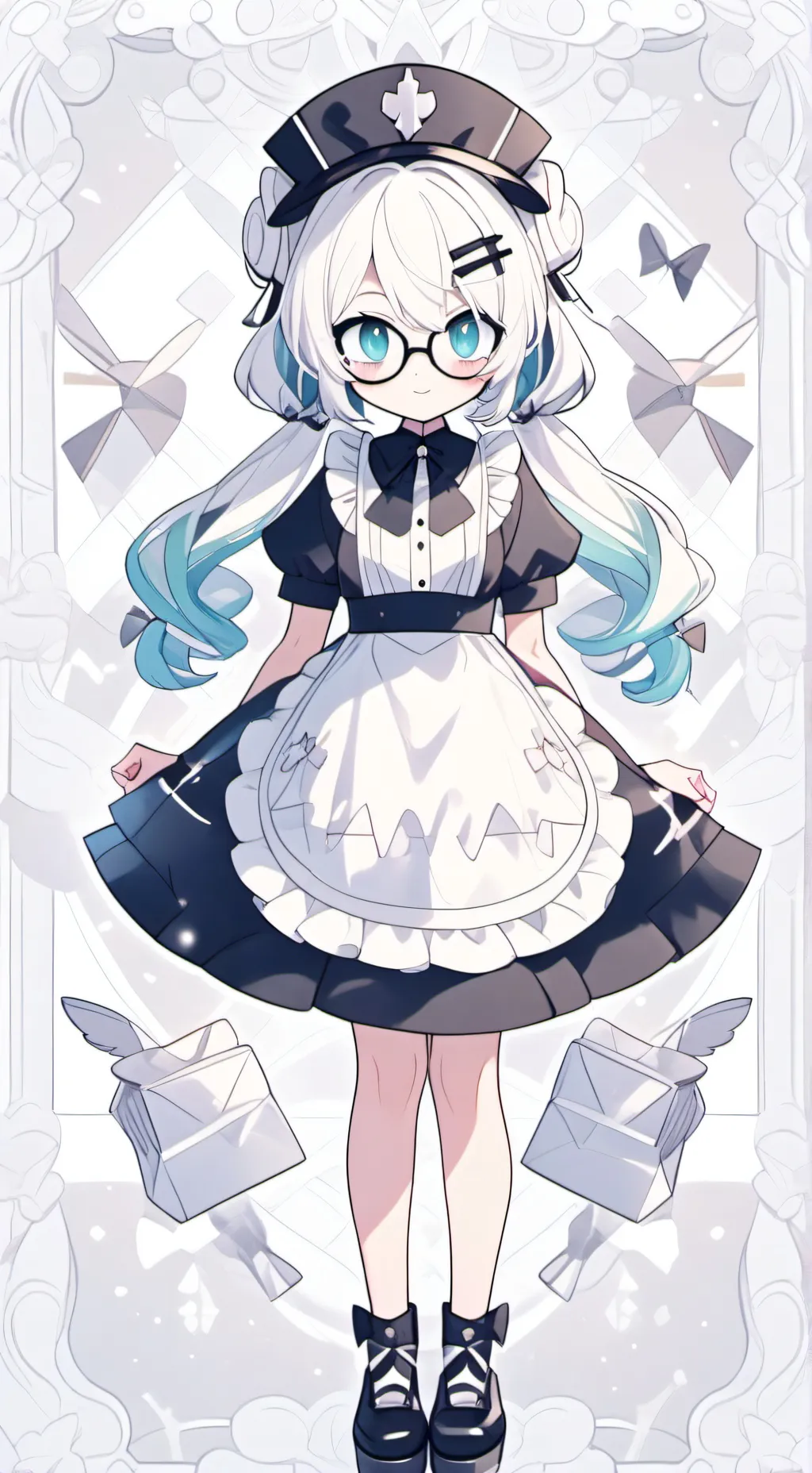 ai character: Maid V background