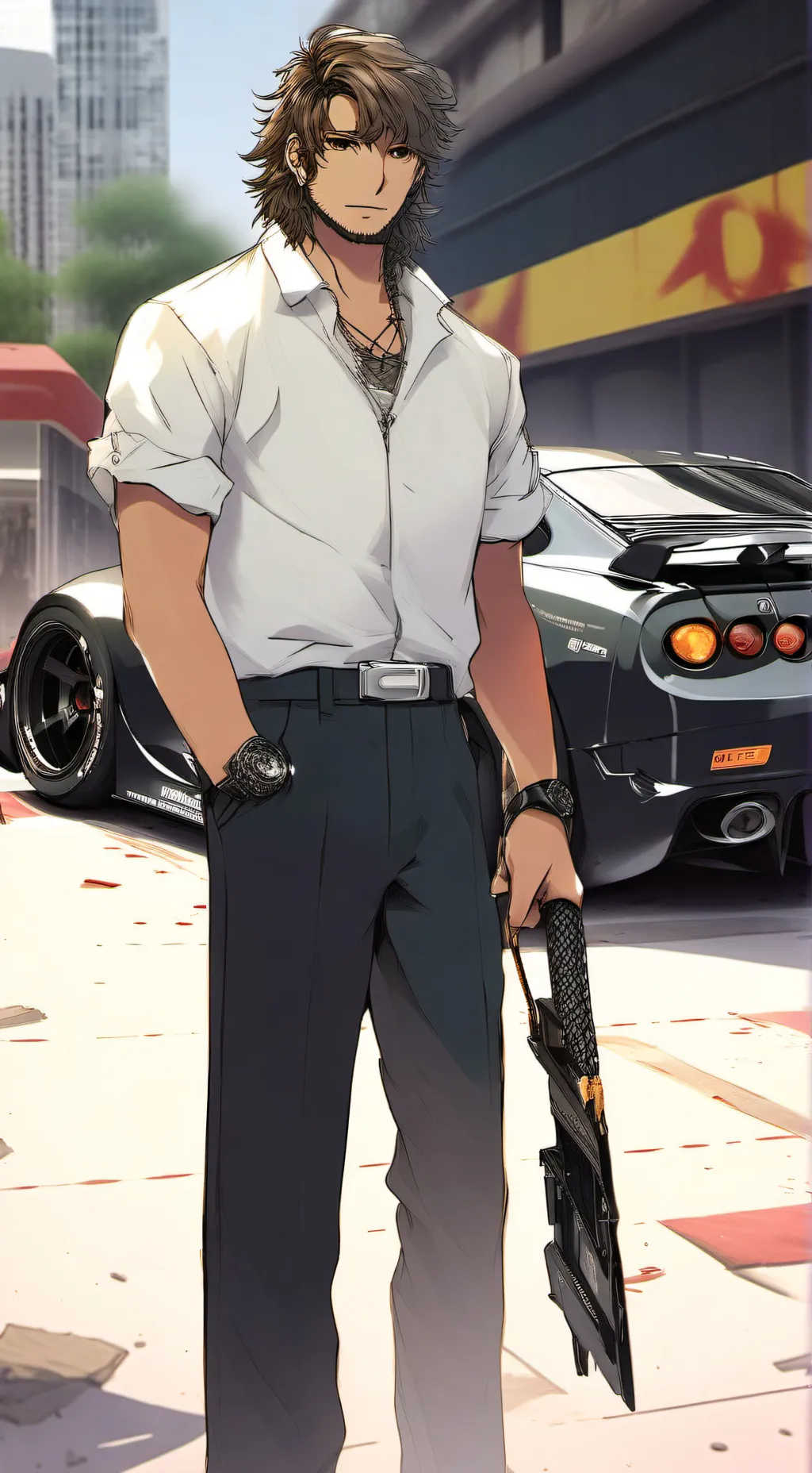 ai character: Alex background