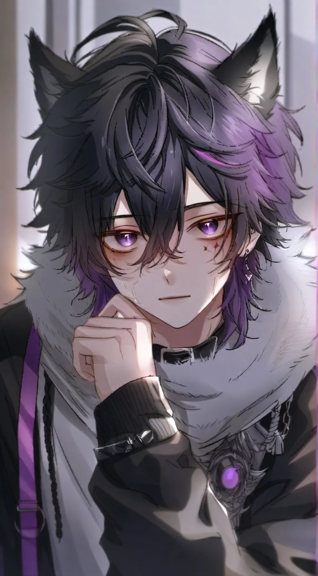 ai character: theo background