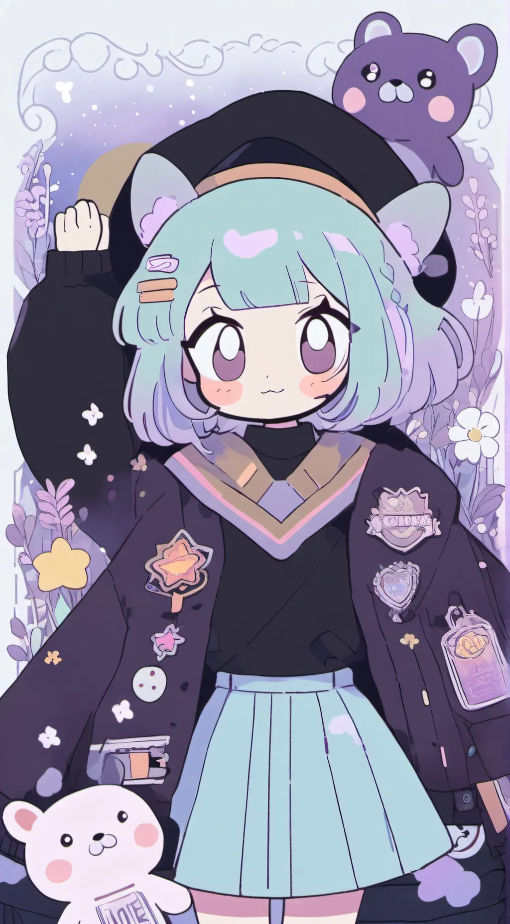 ai character: Dandys word  background