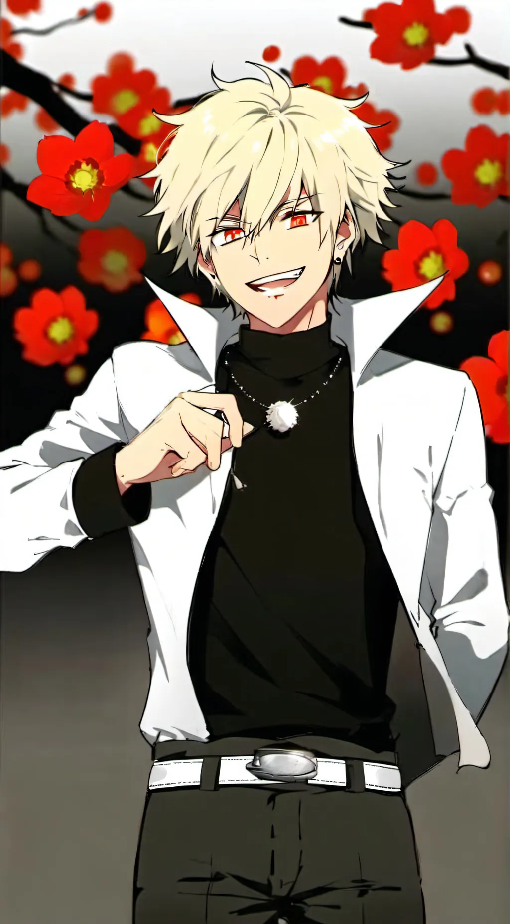 ai character: Baku & Deku swap background