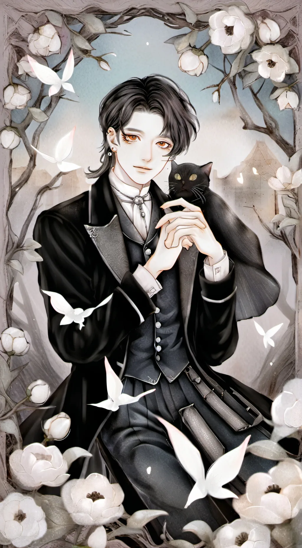 ai character: Aizawa x y/n background