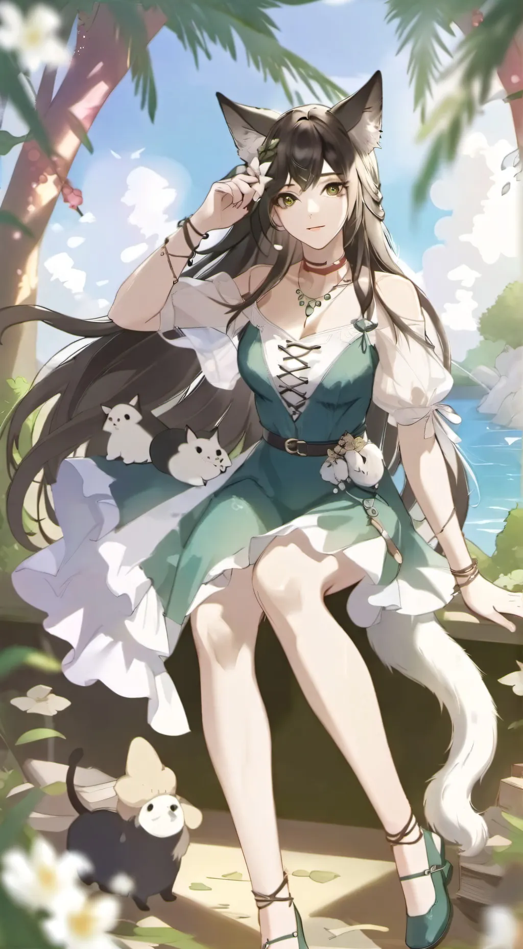 ai character: Lilly background