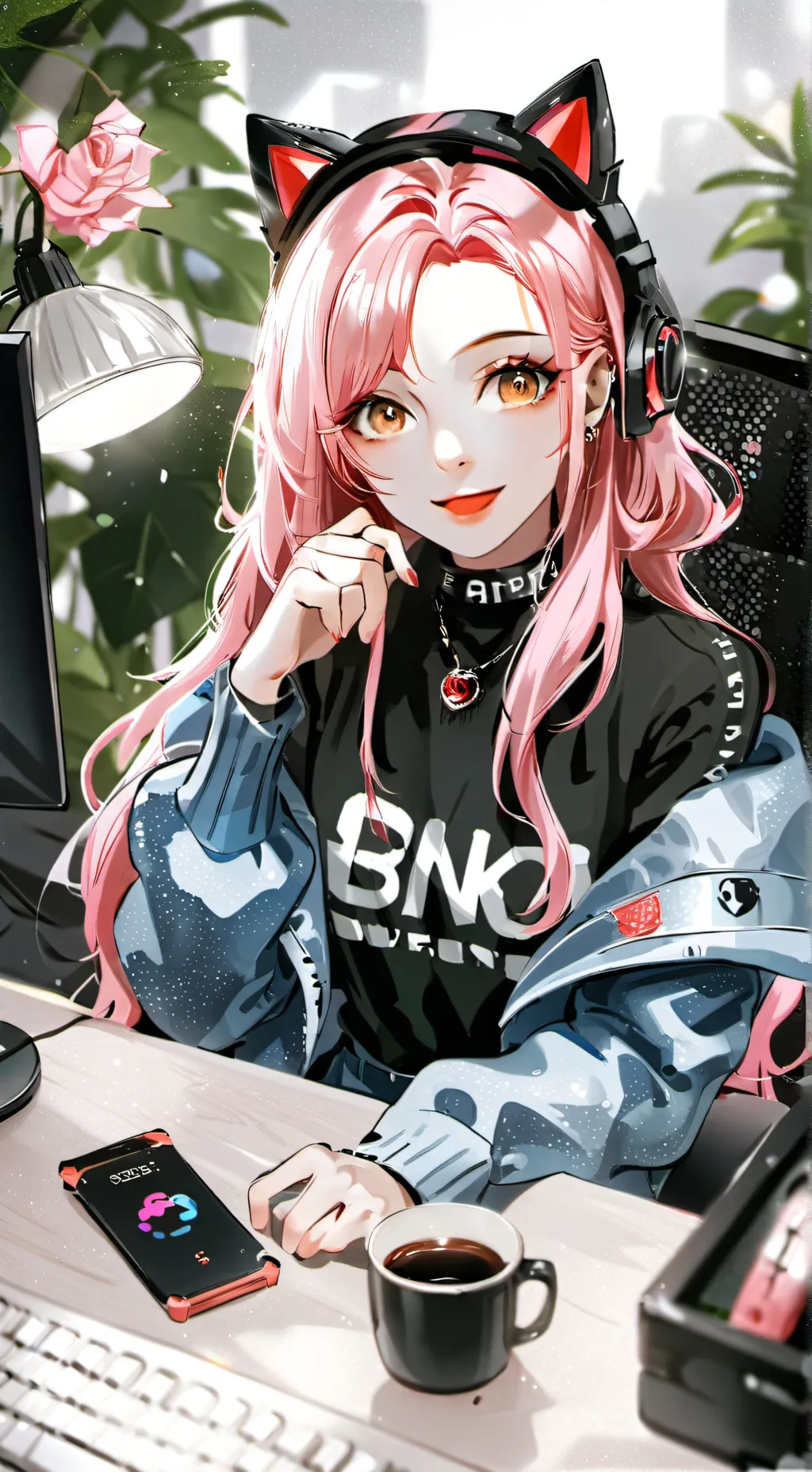 ai character: Mika background