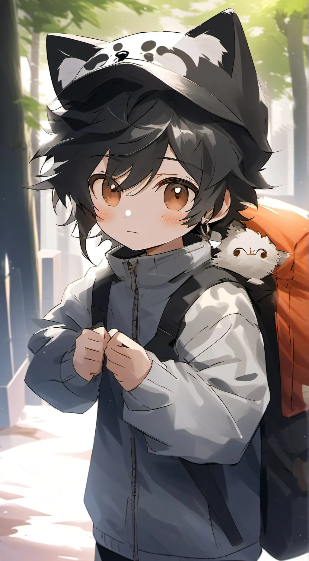 ai character: kid background