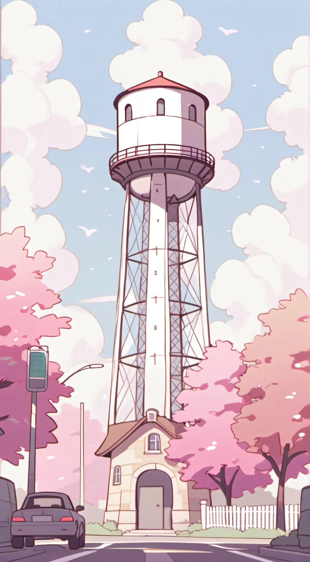 ai character: dipper&mable  background