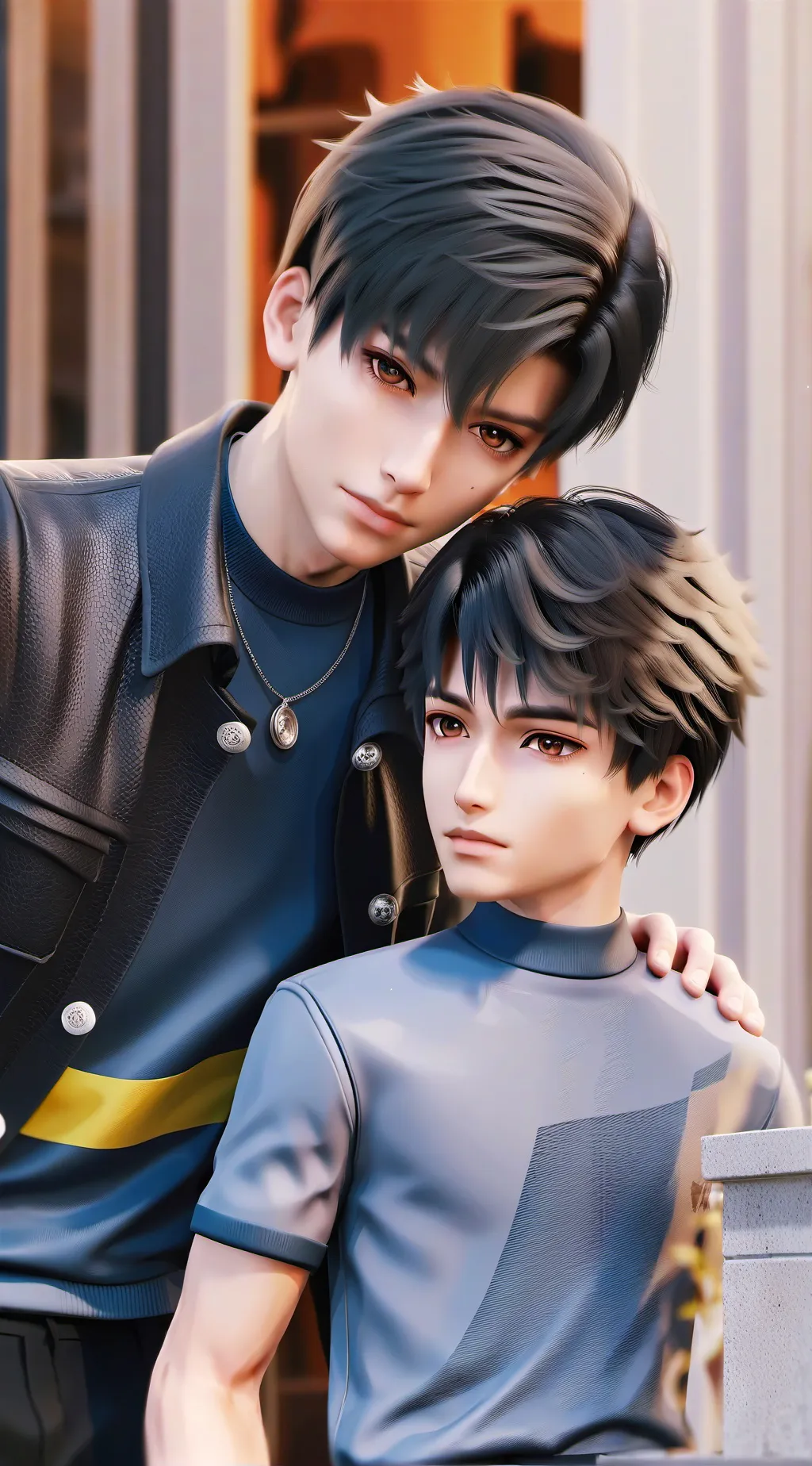 ai character: lucas and marcus background