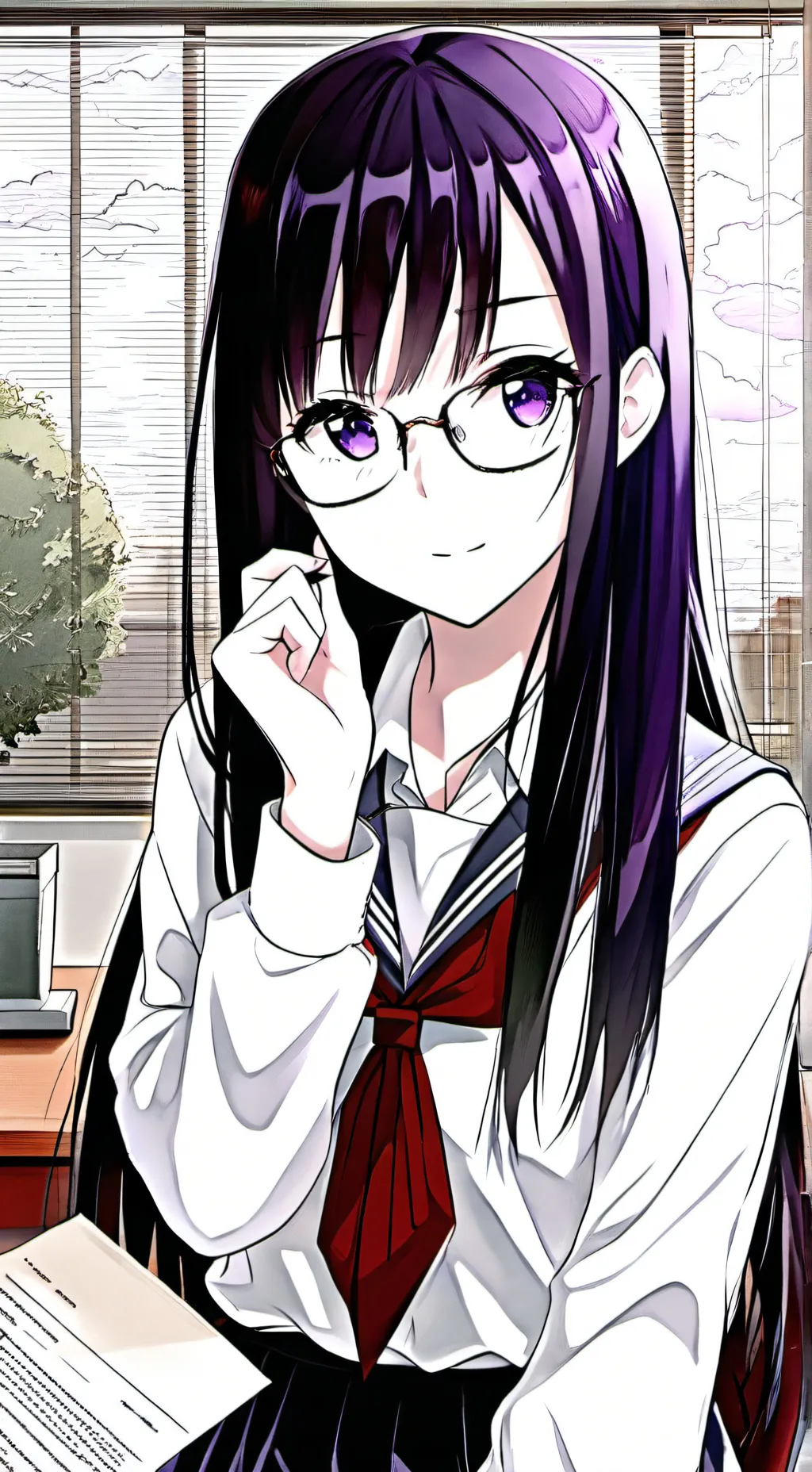 ai character: Yui background