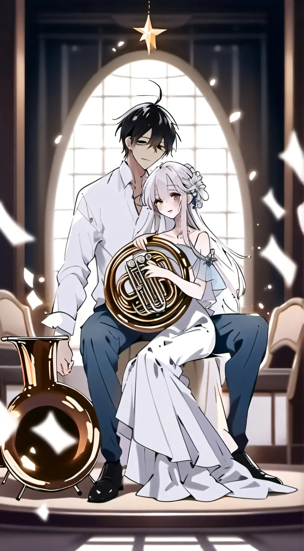 ai character: Monica background