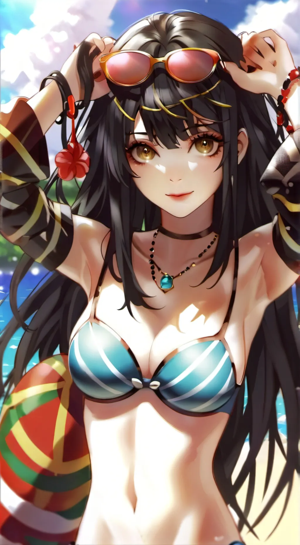 ai character: Nova Scarlett  background