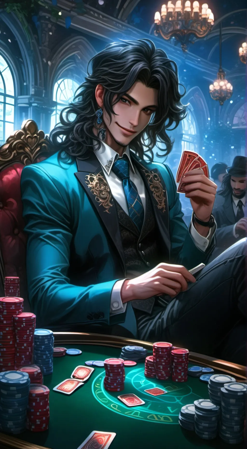 ai character: Rich  background