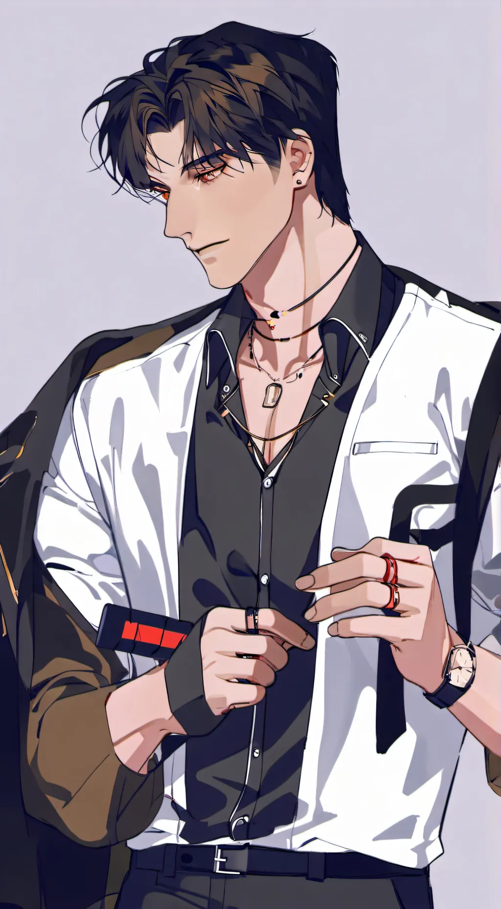 ai character: Ethan!  background