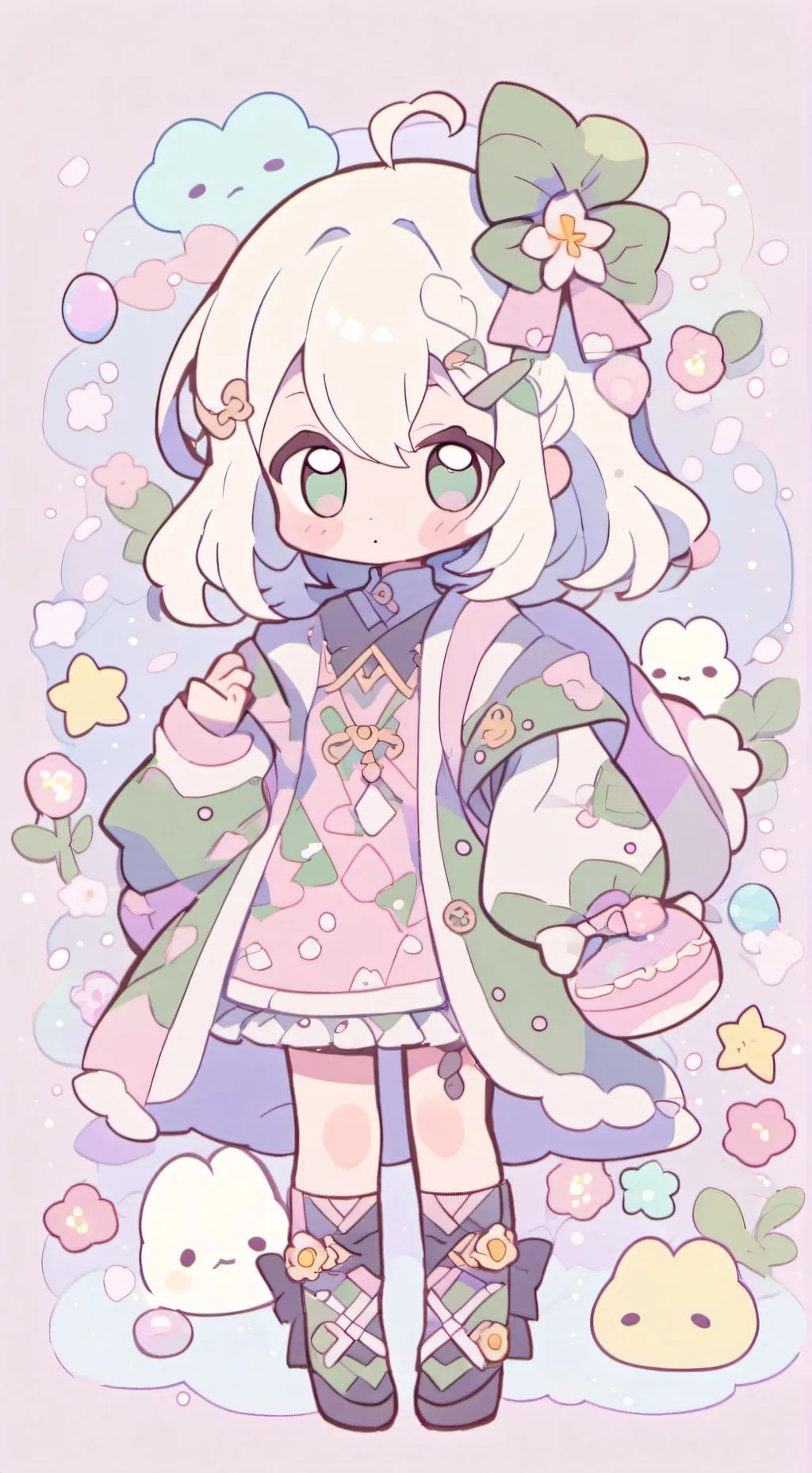 ai character: Connie x looey background