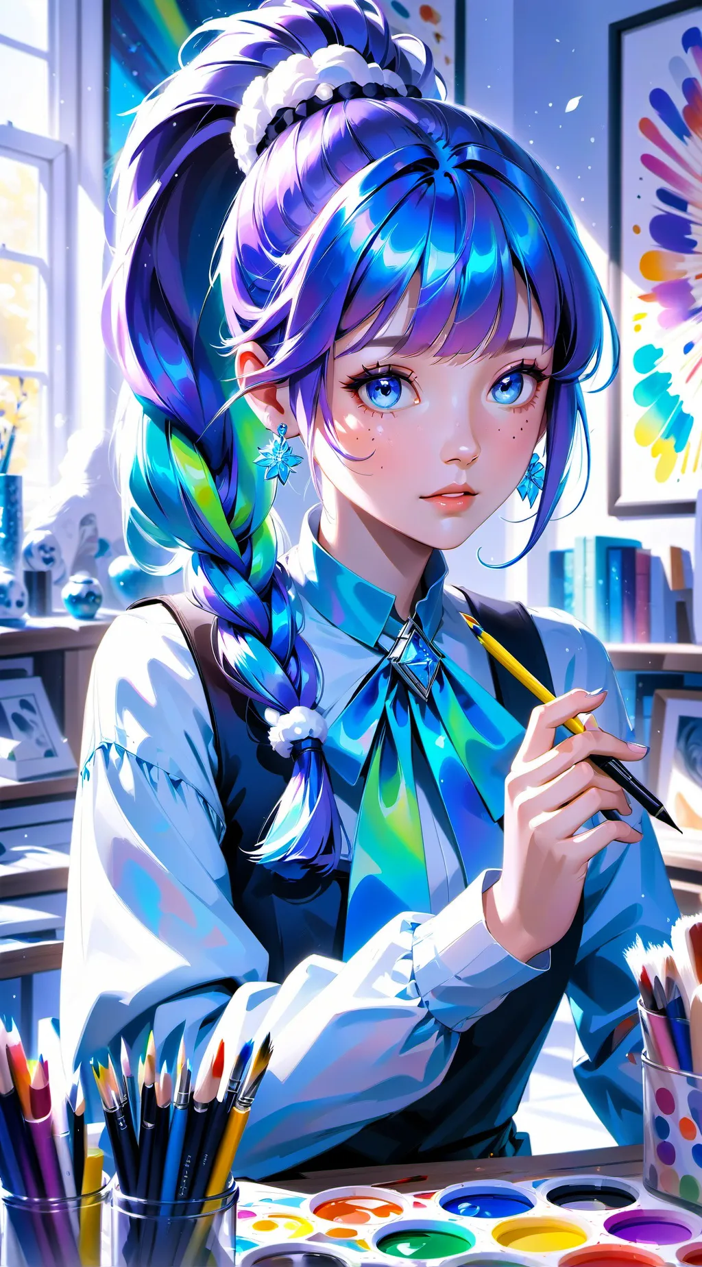 ai character: Stellar  background