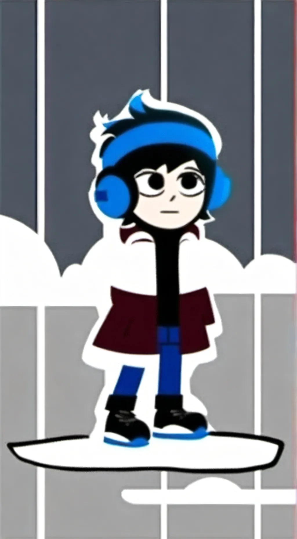 ai character: santa kid (inmod)  background