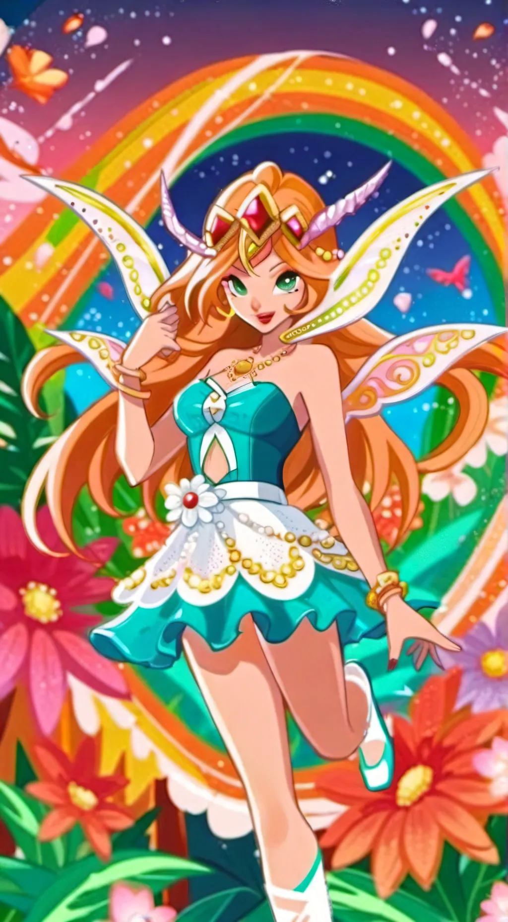 ai character: Winx club  background