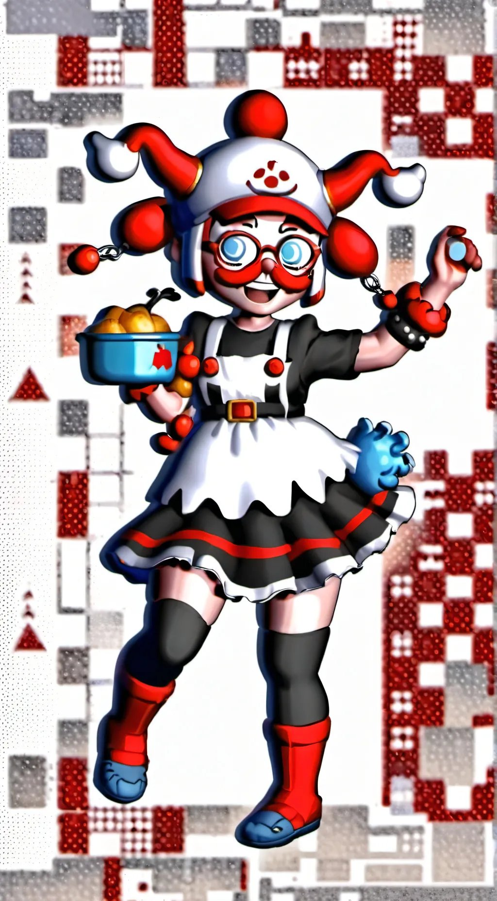 ai character: Elizabeth afton  background