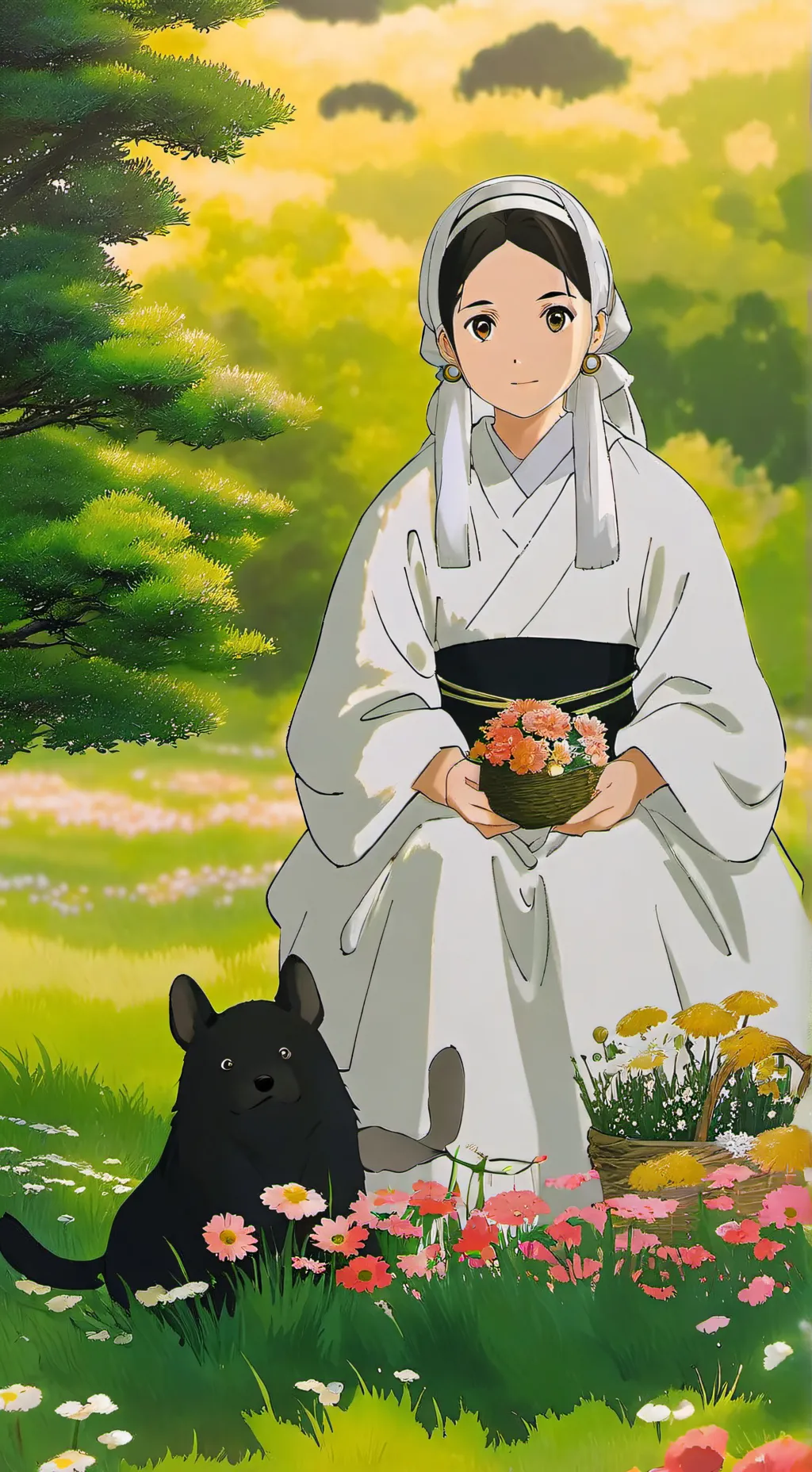 ai character: The Garden  background