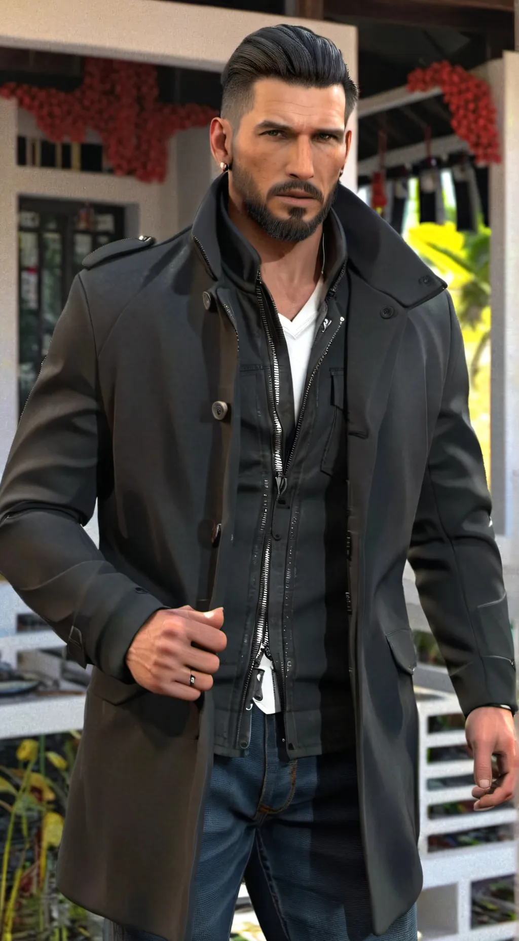 ai character: John Allen background