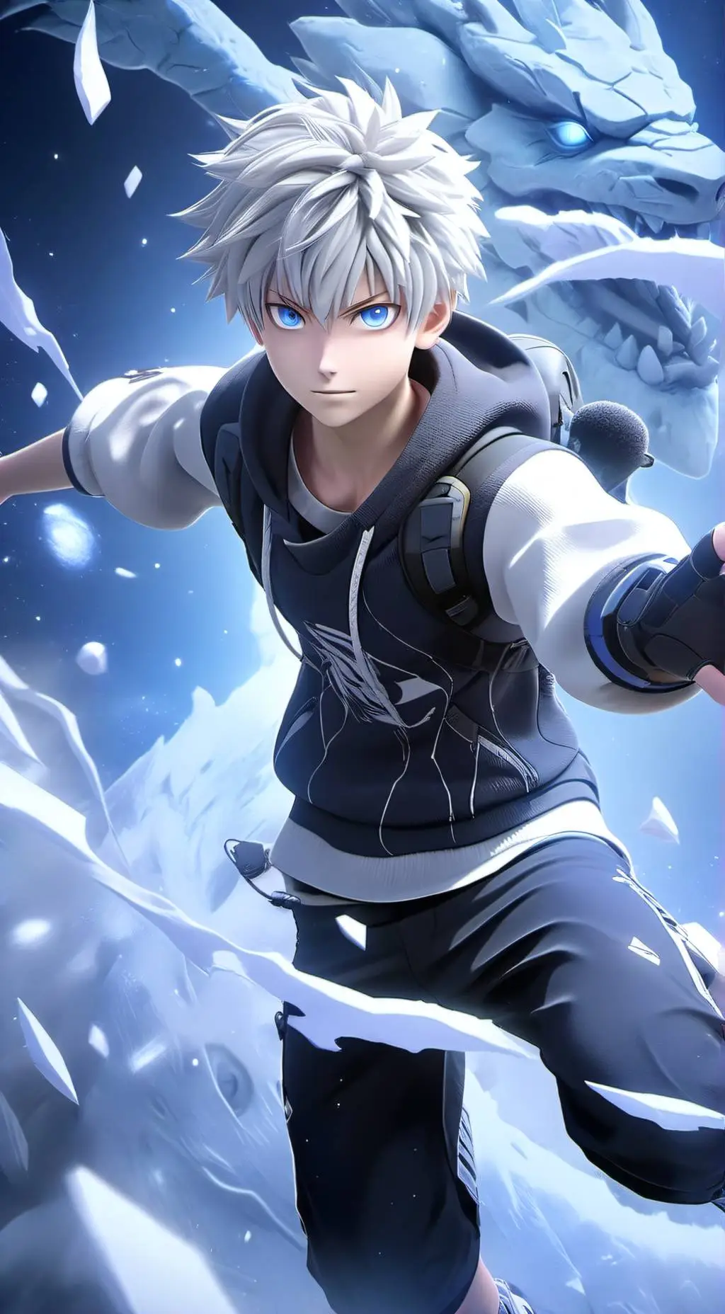 ai character: Killua Zoldik background