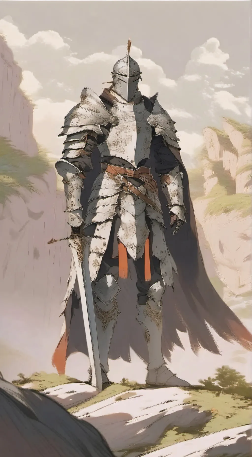 ai character: Suitor armor !  background