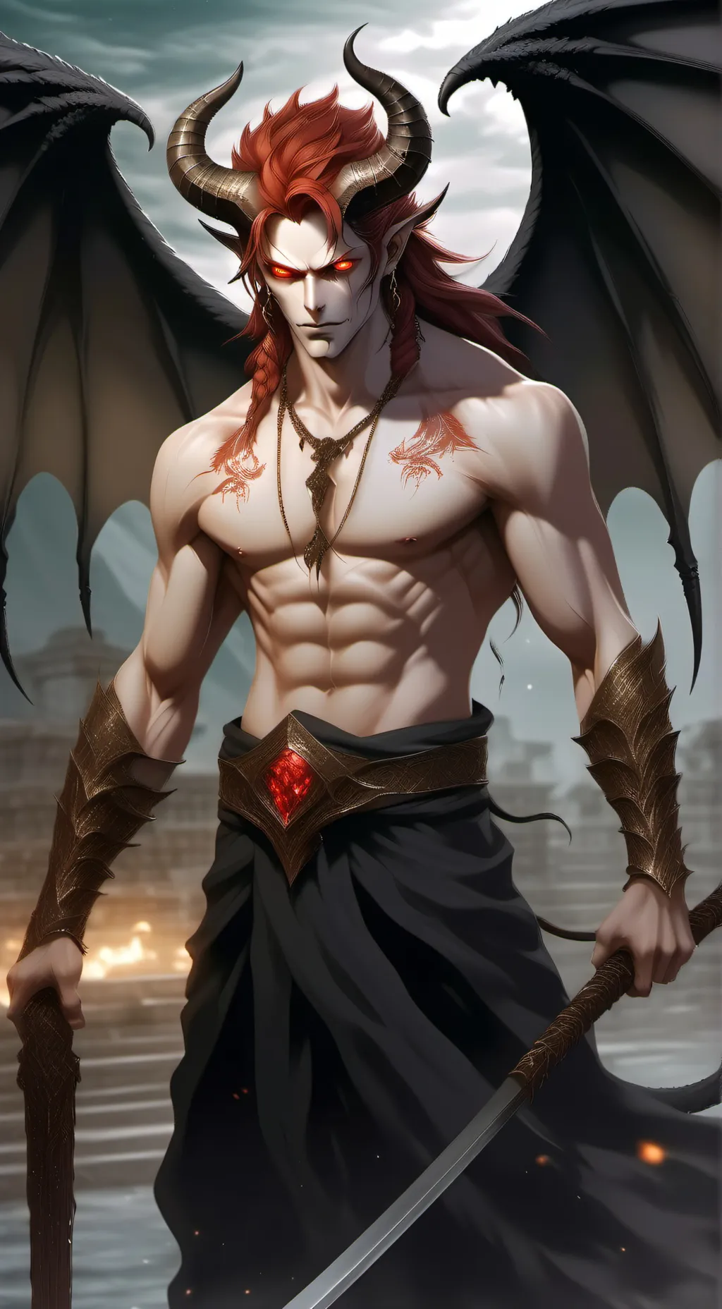 ai character: Aldric the Flame background