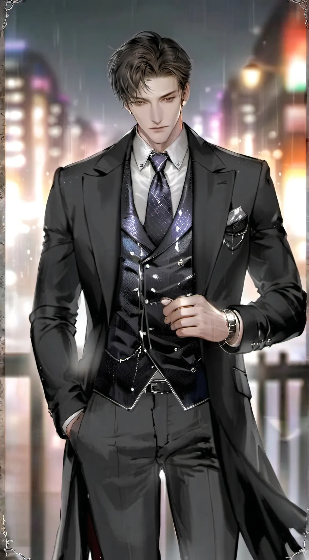 ai character: Zander background