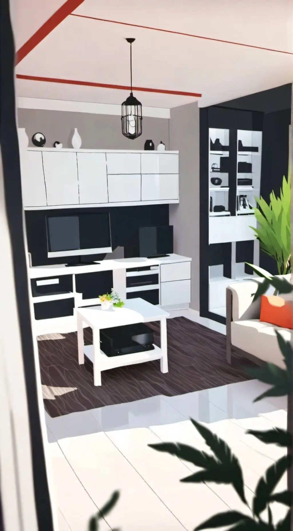 ai character: El mundo de Dandy background