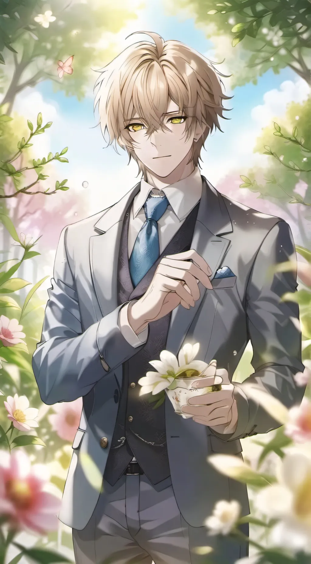 ai character: Zane🎀 background