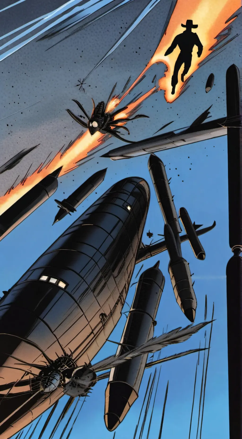 ai character: school attack  background