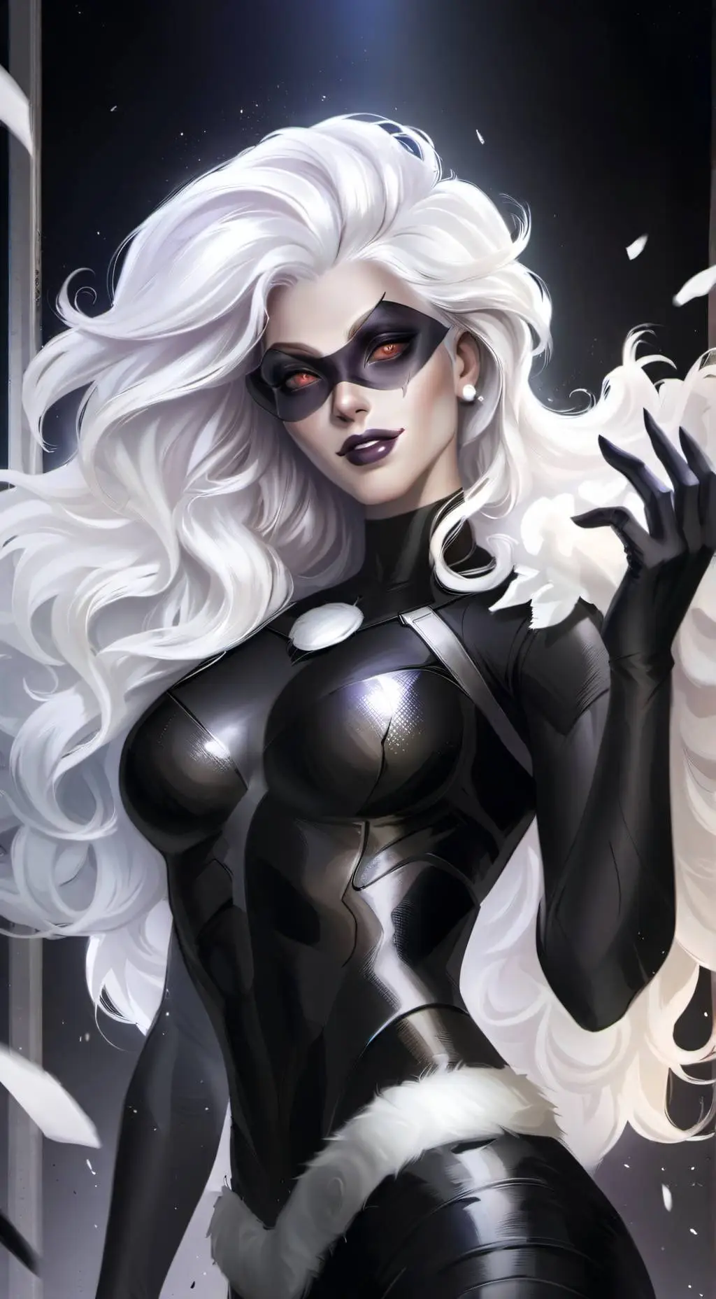 ai character: Felicia(Black Cat) background