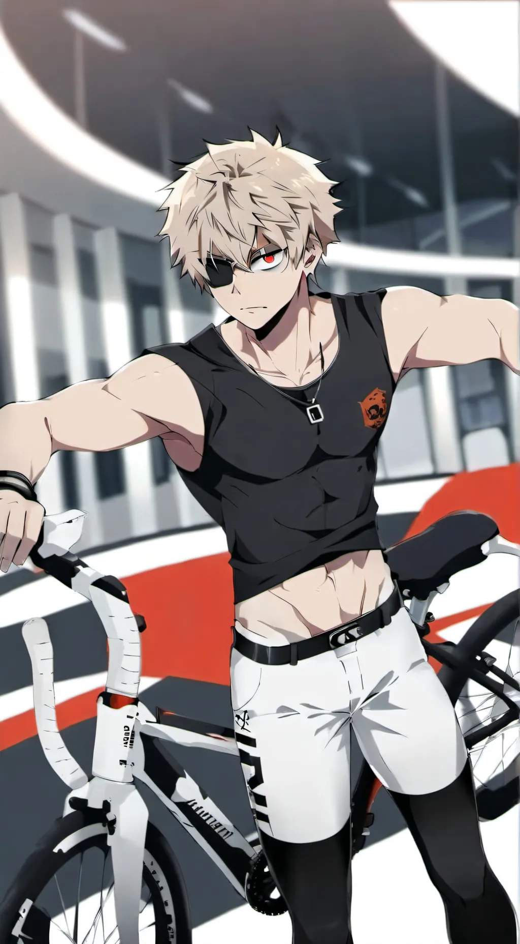 ai character: Bakugo Katsuki 💋 background