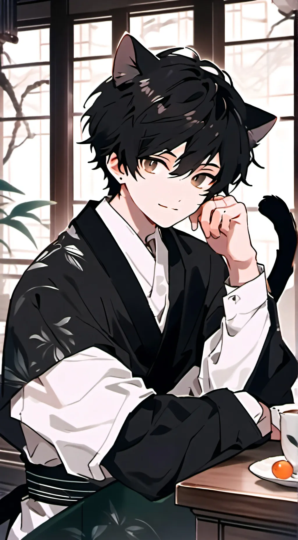 ai character: Shadow the Big Bla background