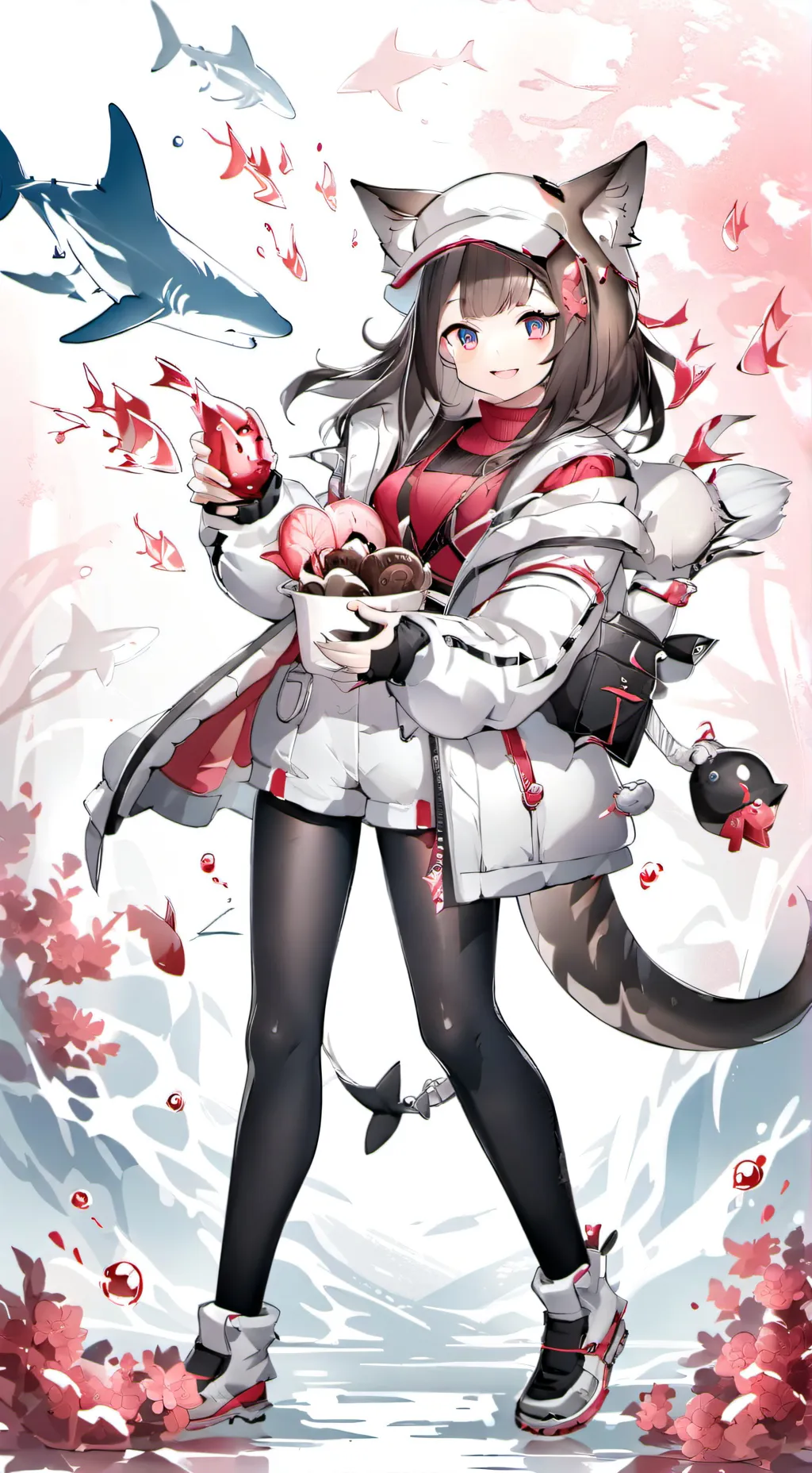 ai character: message youre gf background