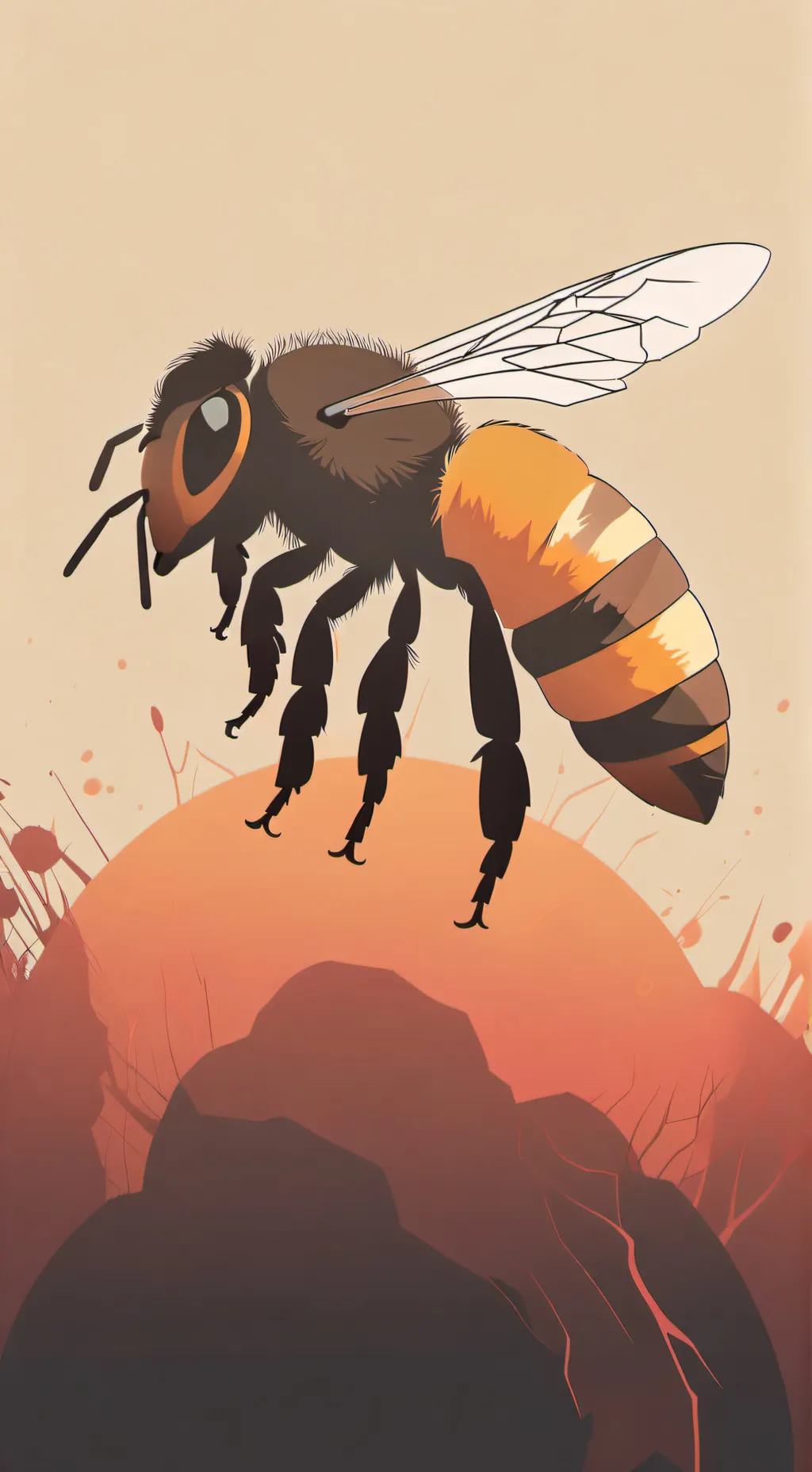 ai character: poison 🐝  background