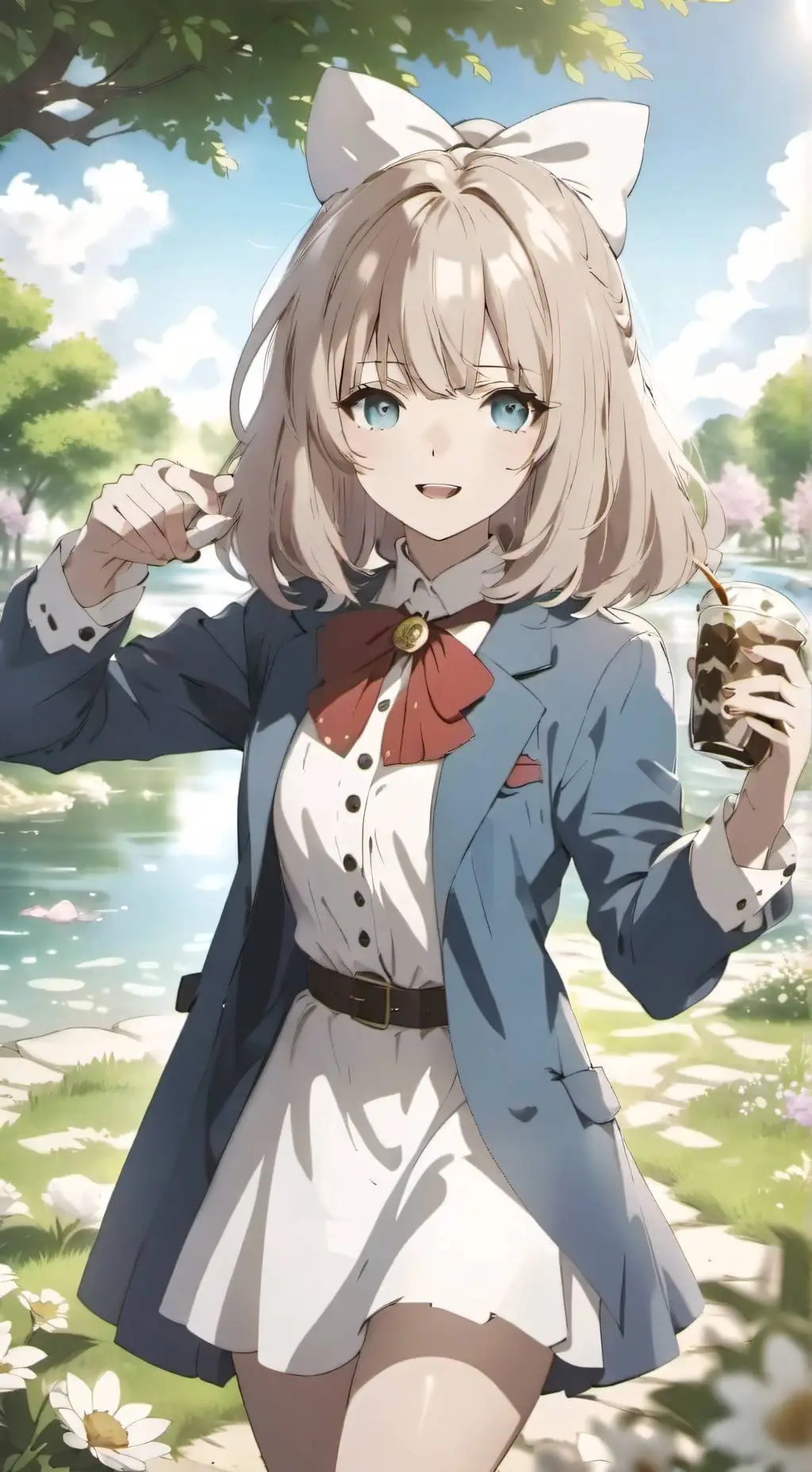 ai character: Léa background