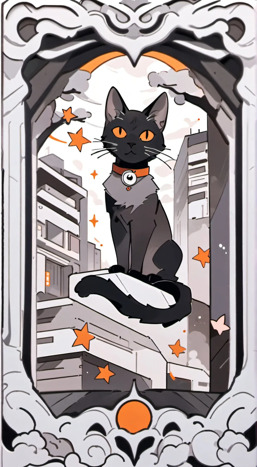 ai character: team mika squid ga background