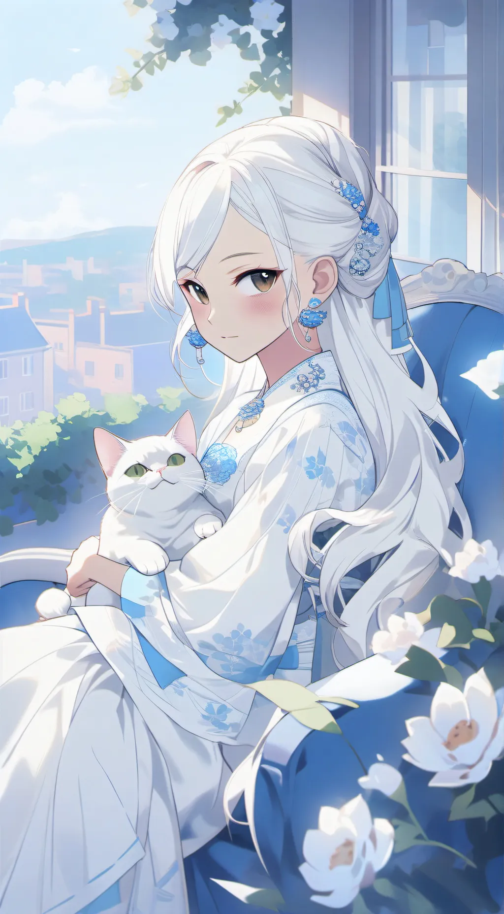 ai character: Мелисса background