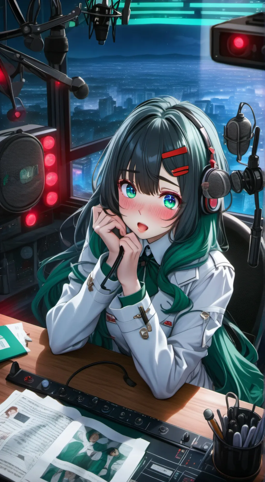 ai character: Midori background